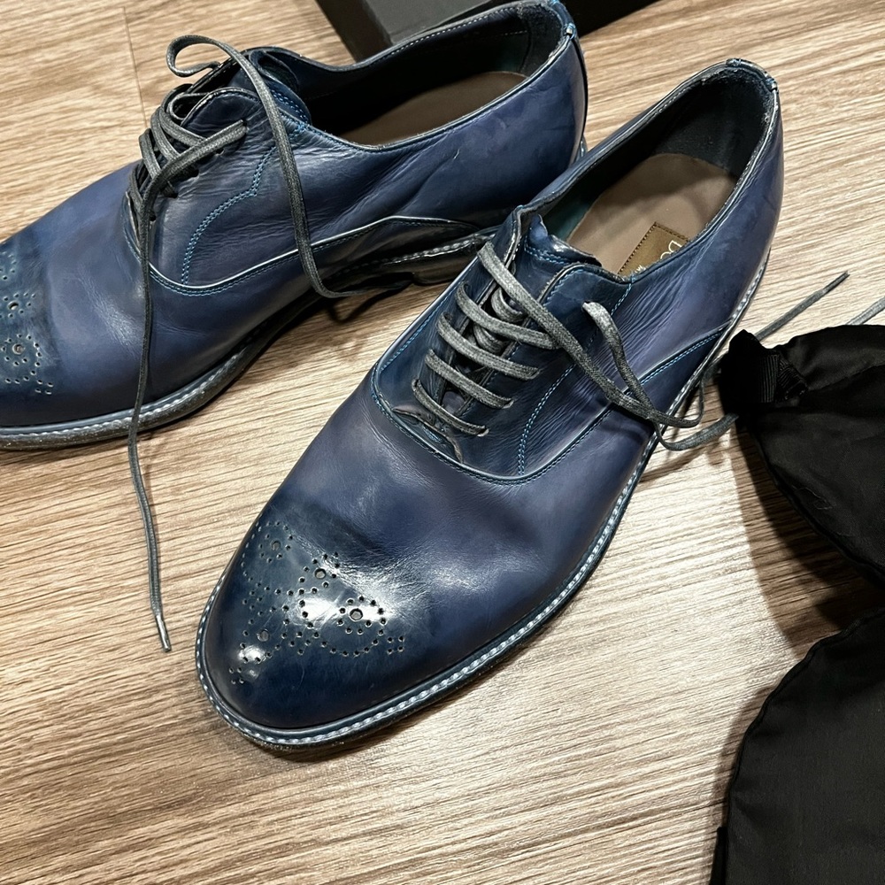 D&G man’s shoe leather made in Italy
